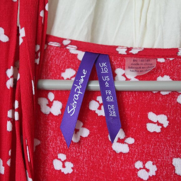 Seraphine Maternity Dress Bundle Size US 6 UK 10 Bessie Wrap Dress EUC - Picture 8 of 15
